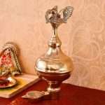Brass Nandadeep Hanging Diya Lights for Home/Temple