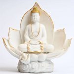 Lotus Buddha Statue for Living Room
