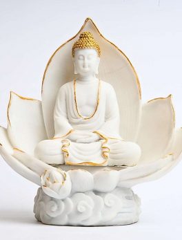Lotus Buddha Statue for Living Room