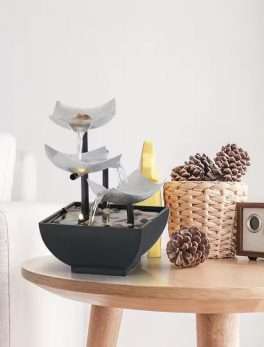 Table Top Metal Water Fountains With Led