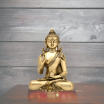 Brass Blessing Gautam Buddha Idol Showpiece