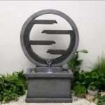 4-Tiered Polyresin Outdoor / Indoor Water Fountain Decor For Patio Yard And Garden