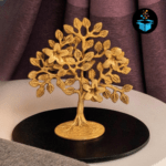 Pure Brass Kalpavriksha Tree Showpiece (7.5 inches, 650 Gram)