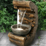 Natural Fiber Decorative Waterfall Fountain
