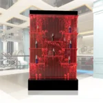 Acrylic Customized Dancing Bubble Wall Screen And Wine Cabinet