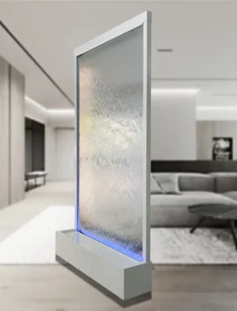 Indoor Glass Waterfall Partition