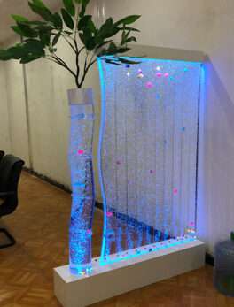 Fiber Glass Multicolor Bubble Wall Fountain