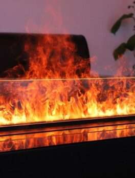 3D Electric Fireplace with Water Vapor Effect Wall-Mounted