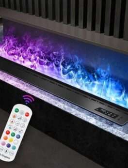 Indoor 3D Water Vapor Electric Fireplace 180*24*17.3 CM