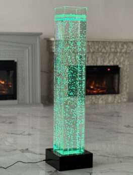 Acrylic Glass LED Water Bubble Tower