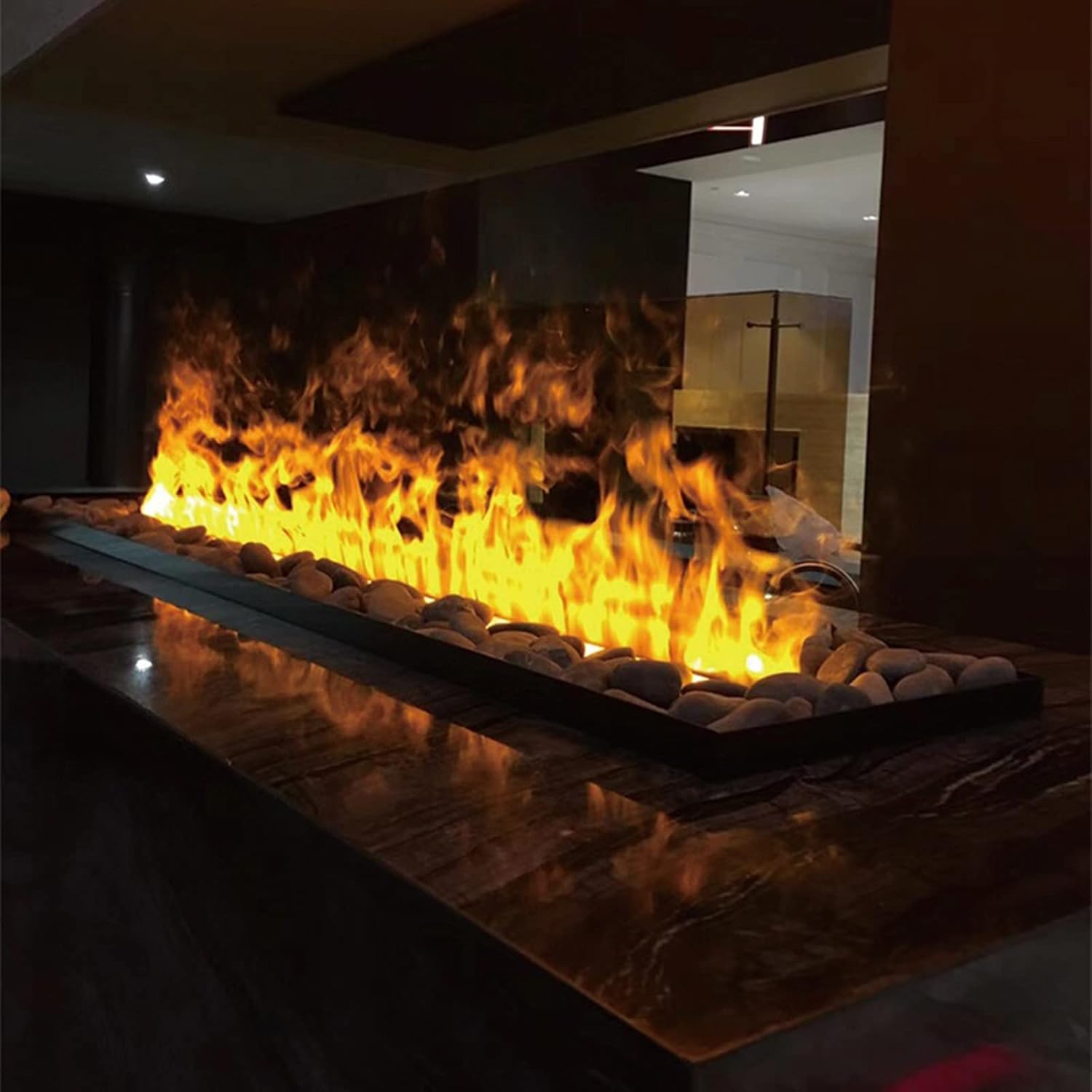 3D Water Vapor Fireplace Smart Electric Flame Decoration Steam Fireplace Outdoor Use - Image 3