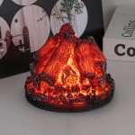 Fake Fire Pit Firewood Lamp with Realistic Log Electric Faux Fireplace