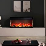 3D Fire LED Electric Fireplace Free-Standing