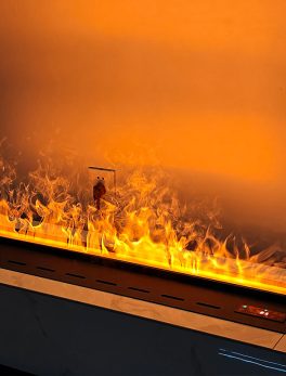 Water Vapor Fireplace Recessed Realistic Atomized Flame