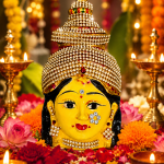 Varalakshmi Face With Stones Work