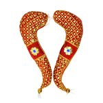 Fabric made Vagamalai Decorative for Varalakshmi Pooja Idol