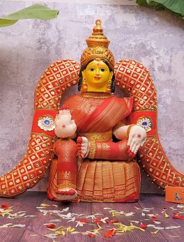 Fabric made Vagamalai Decorative for Varalakshmi Pooja Idol