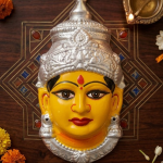 Aluminum Varalakshmi Gowri Face 9 inch Size