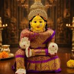 Varalakshmi Idol Full Set with Face 7 Inch/Varalakshmi Pooja Ammavari Idol