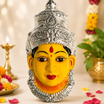 Ammavari Face- Varalakshmi Face- Amman Face for Pooja Decorative Showpiece