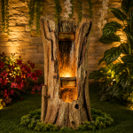Carved Tree Fountain for Home
