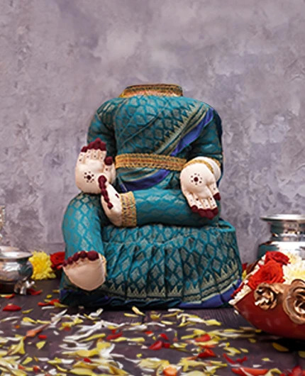 Varalakshmi Amman Idol/Body/Decorative Ammavari Idols for Pooja Showpiece - Image 3