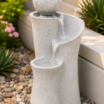 3-Tier Cascading Sphere Water Feature